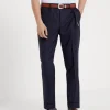 Virgin wool houndstooth formal fit trousers