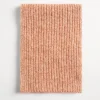 Wool, alpaca and cashmere half English rib knit scarf